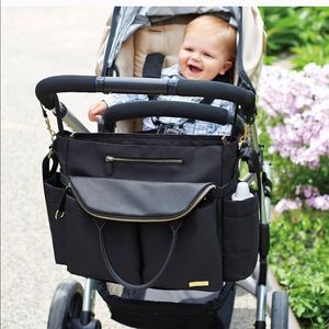 Skip hop Chelsea diaper bag includes changing pad